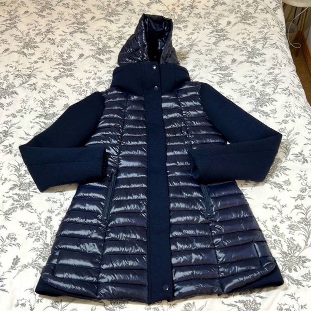 SIVIGLIA Navy Blue Puffer Coat